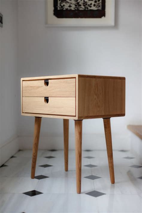 Mid Century Modern Diy Side Table With Drawers Google Search