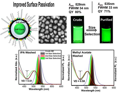 Development Of Cadmium Free Quantum Dot Synthesis Technology