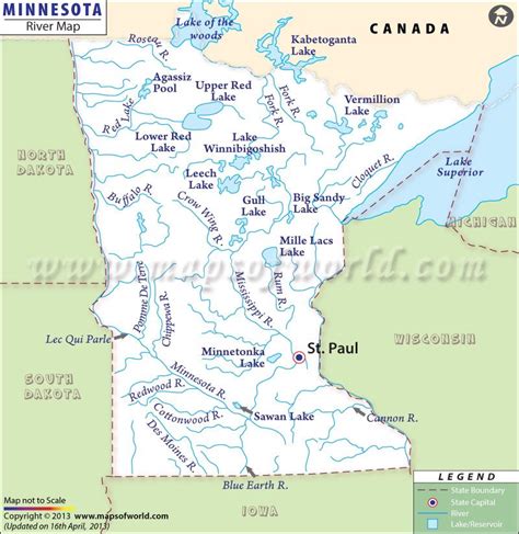 Map Of Minnesota Lakes Outlet Cheap | www.oceanproperty.co.th