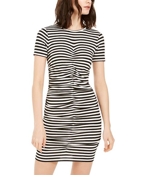 Michael Kors Ruched T Shirt Dress Macys