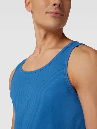 Sloggi Tanktop In Ripp Optik Modell Evolve Blau Online Kaufen