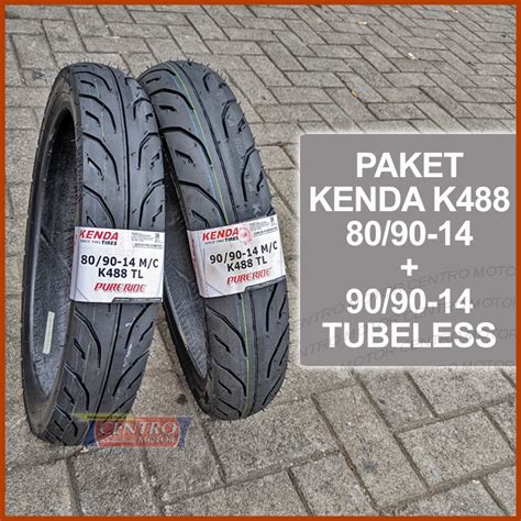 Jual Kenda K Paket Ban Tubeless Untuk Motor Matic Ring Beat