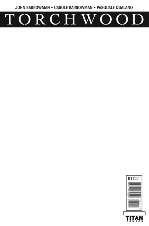 Torchwood 1 Blank Sketch Cover Fresh Comics