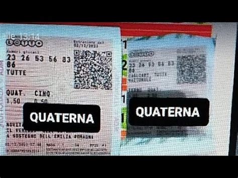 Dopo La Quaterna Vinta Oggi Ambo Unico E Quaterna Unica Info