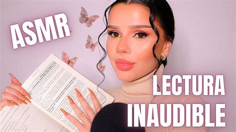 Asmr Lectura Inaudible Youtube