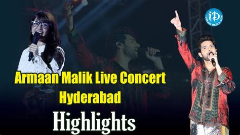 Armaan Malik Live In Concert Hyderabad Highlights Street Cause