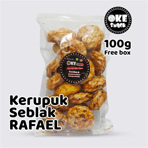 Jual Kerupuk Seblak Rafael Mawar Putih Pedas Shopee Indonesia