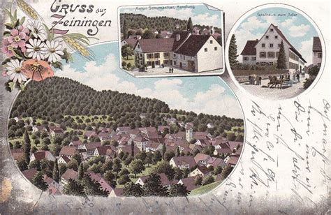 Gruss Aus Zeiningen Aarg Lithographie Kaufen Auf Ricardo