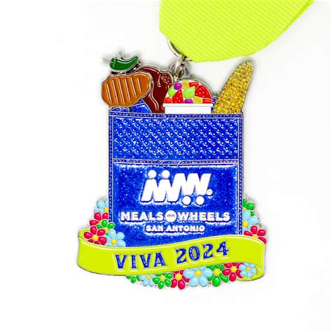 Only 100 Meals On Wheels Fiesta Medal 2024