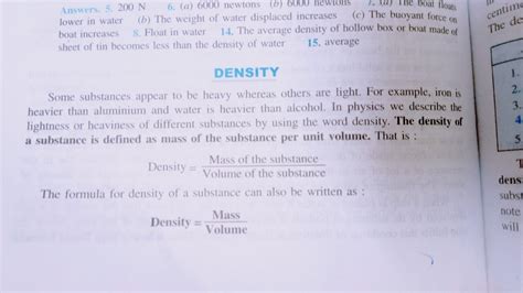 What Is The Difference Between Density And Relative Density Of A