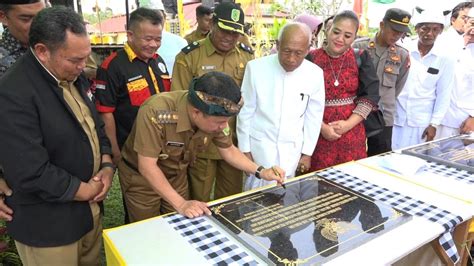 Resmikan Pura Di Subah Bupati Satono Anggap Wujud Keberagaman Sambas