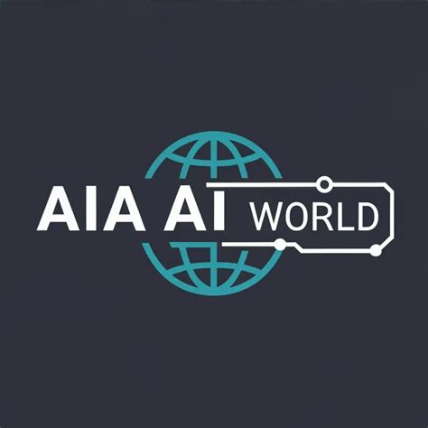 LOGO Design For Ai World Futuristic Typography Featuring Global ...