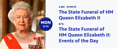 Pbs To Air Bbc Live Coverage Of The State Funeral Of Her Majesty Queen