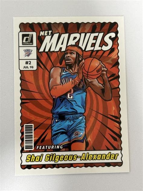 2023 24 PANINI DONRUSS BASKETBALL Shai Gilgeous Alexander NET MARVELS②