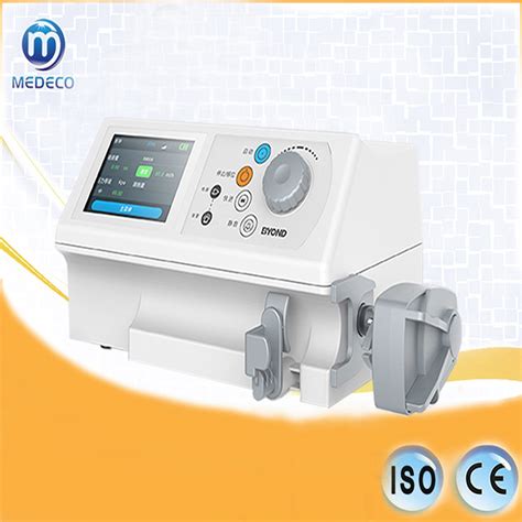 Medical Instrument Hospital Syringe Pump Single Channel Color Screen