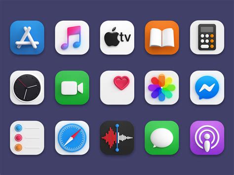 3d iOS icons by Webshocker - Matjaz Valentar on Dribbble