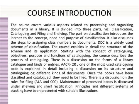 Course Introduction 2717 Final