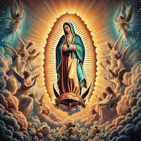 Premium Photo Designs With Mother Of Jesus For Da De La Virgen De