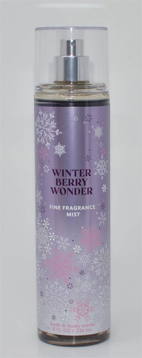 1 Bath And Body Works Winterberry Wonder Fine Fragrance Mist Body Spray