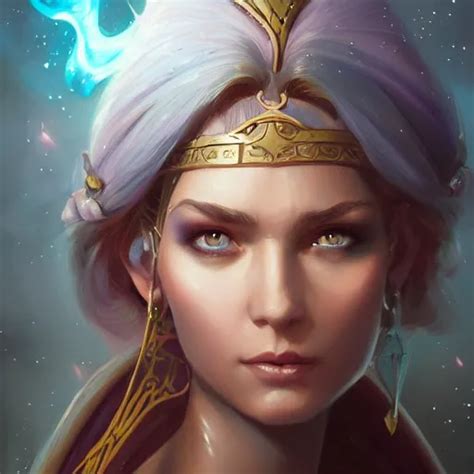 Star Goddess D D Fantasy Portrait Highly Stable Diffusion OpenArt