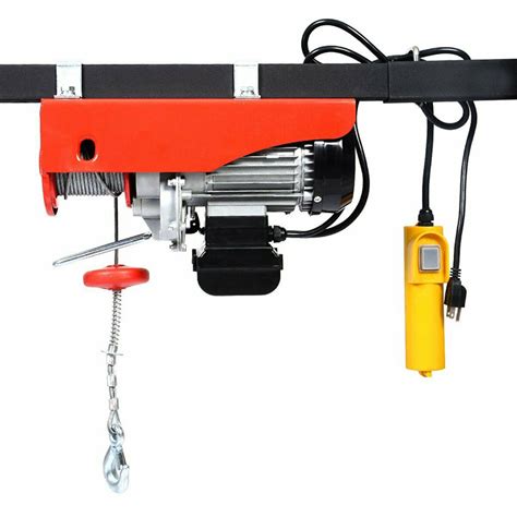 Mini 1000 Kg Wire Rope Winch Portable Micro Lift Motor Crane Electric