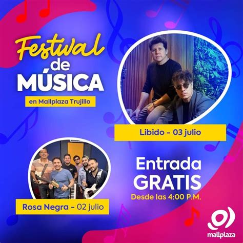 Mallplaza Trujillo Lanza El Festival De La Música Ofrecerá Conciertos Gratuitos Con