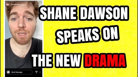 Shane Dawson Speaks On Shipping Drama Youtube