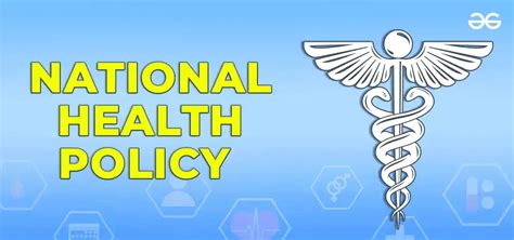 National Health Policy Objectives Targets And Principles Geeksforgeeks