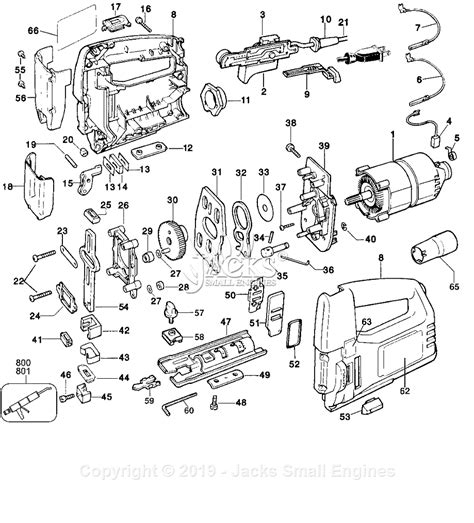 Black & Decker HD4000 Parts Diagram for Jigsaw