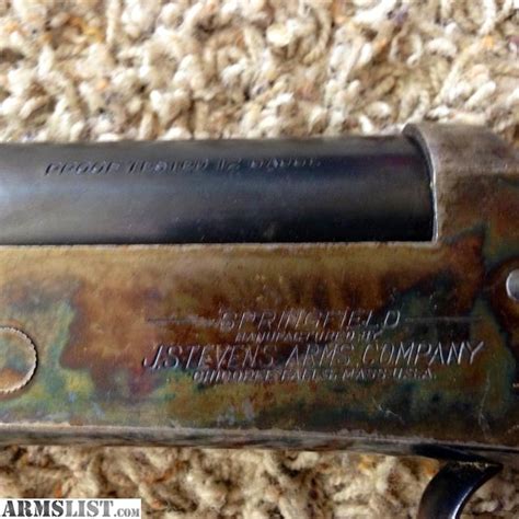 Armslist For Sale Springfield J Stevens Arms Company 12 Gauge Shotgun Single Shot Shotgun