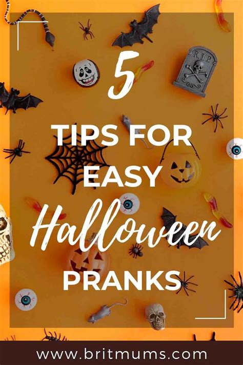 Tips for pranks: How to keep Halloween pranks fun #ad - BritMums