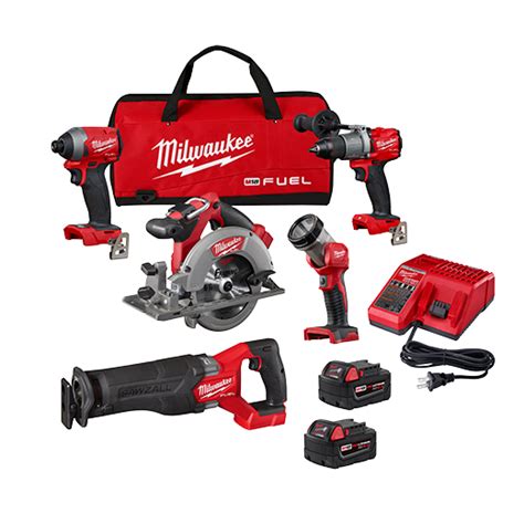 M18 Fuel 5pc Combo Kit Milwaukee Tool