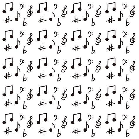 Notas Musicales De Fondo Dibujadas A Mano Ilustración Vectorial Vector Premium