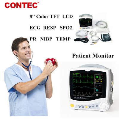 CONTEC CMS6800 ICU Multi Parameter Vital Signs Patient Monitor Cardiac