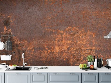 Metal & Rust Effect Wallpaper | Wallsauce CA