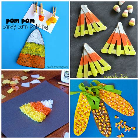 Candy Corn Crafts for Kids to Make - Crafty Morning