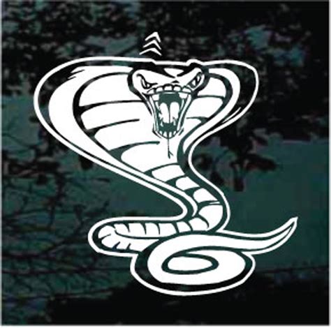 Striking Cobra Snake Car Decals And Window Stickers Decal Junky