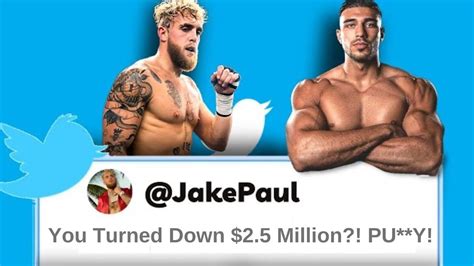 Jake Paul Exposes Tommy Fury Turned Down 25m Fight Offer Youtube