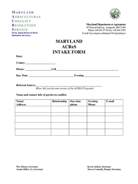 Fillable Online Mda Maryland Fact Sheet Maryland Department Of