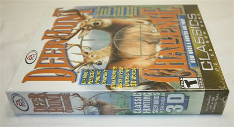 Rare Ea Sports Deer Hunt Challenge 3d Video Game Pc Cd Rom W Box