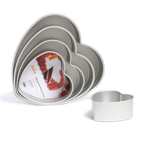 Professional Aluminium Anodized Heart Cake Tin 118 X 295 By Cake