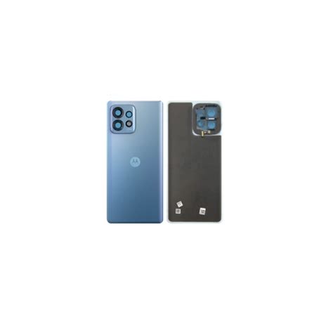 Original Cache Batterie Vitre Arri Re Bleu Lunaire Pour Motorola Edge