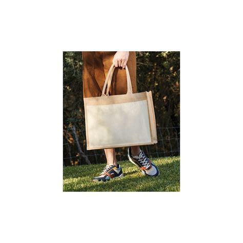 Cotton Pocket Jute Shopper BuyTshirtsOnline