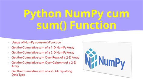 Python Numpy Cumsum Function Spark By Examples