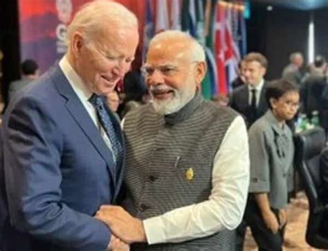 G 20 Summit जब जो बाइडेन खुद Pm मोदी से मिलने पहुंचे मंच पर दिखी भी