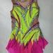 RG Leotard Yellow Neon Hot Pink Girth Cm Etsy