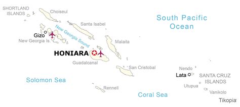 Solomon Islands Map - GIS Geography