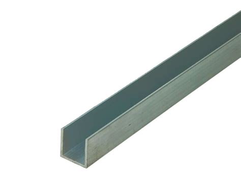 Arcansas Profil En U 1m 20x20 Mm Aluminium Naturel Hubo