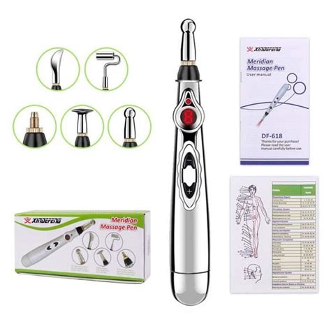 1pen avec boîte Stylo d acupuncture électronique 5 en 1 appareil