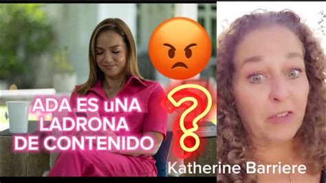 Katherine Barriere una tiktoker acusa a Adamari López de usar el